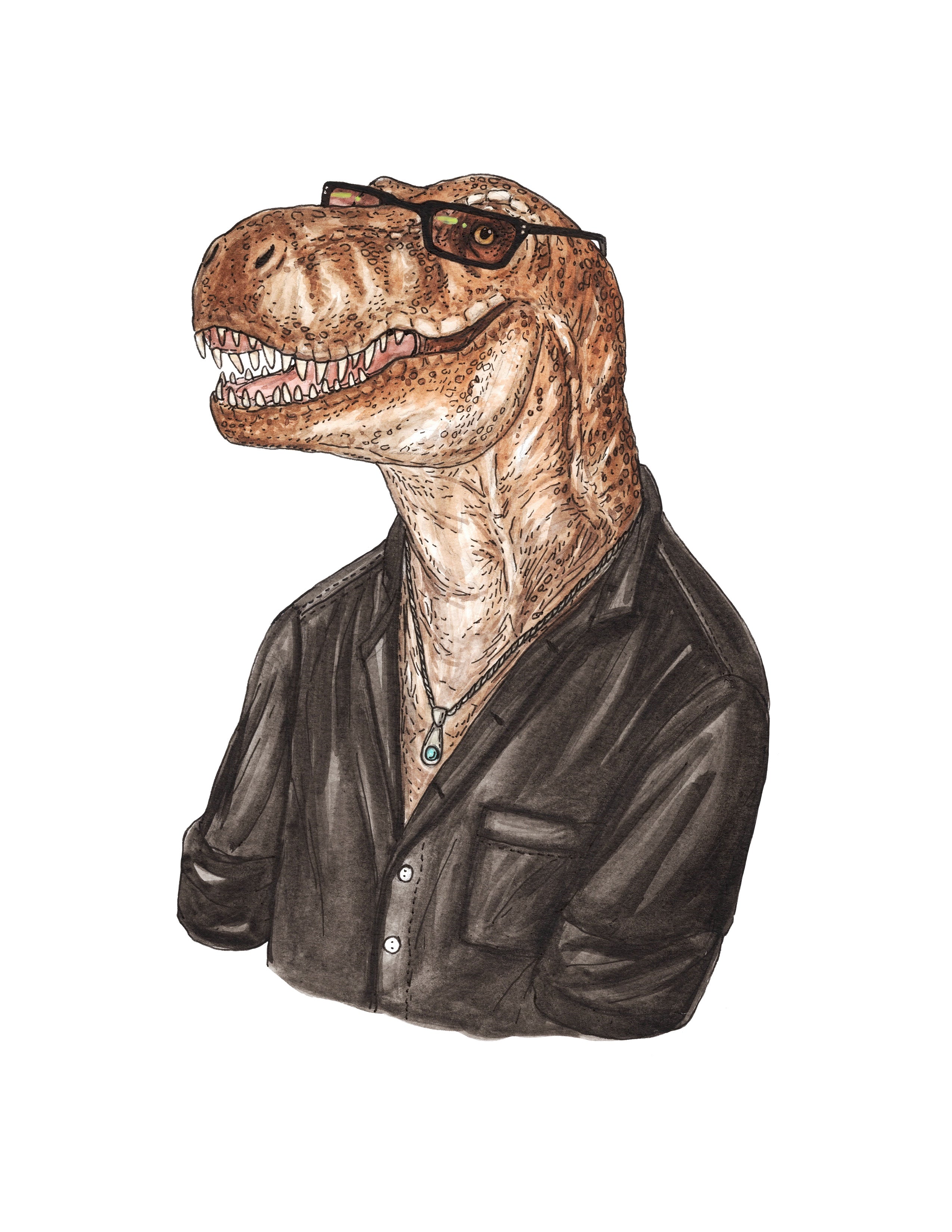 Tyrannosaurus Rex - Jurassic Dinosaur - Print