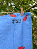 Shark + Fish - Snack Attack - Tea Towel