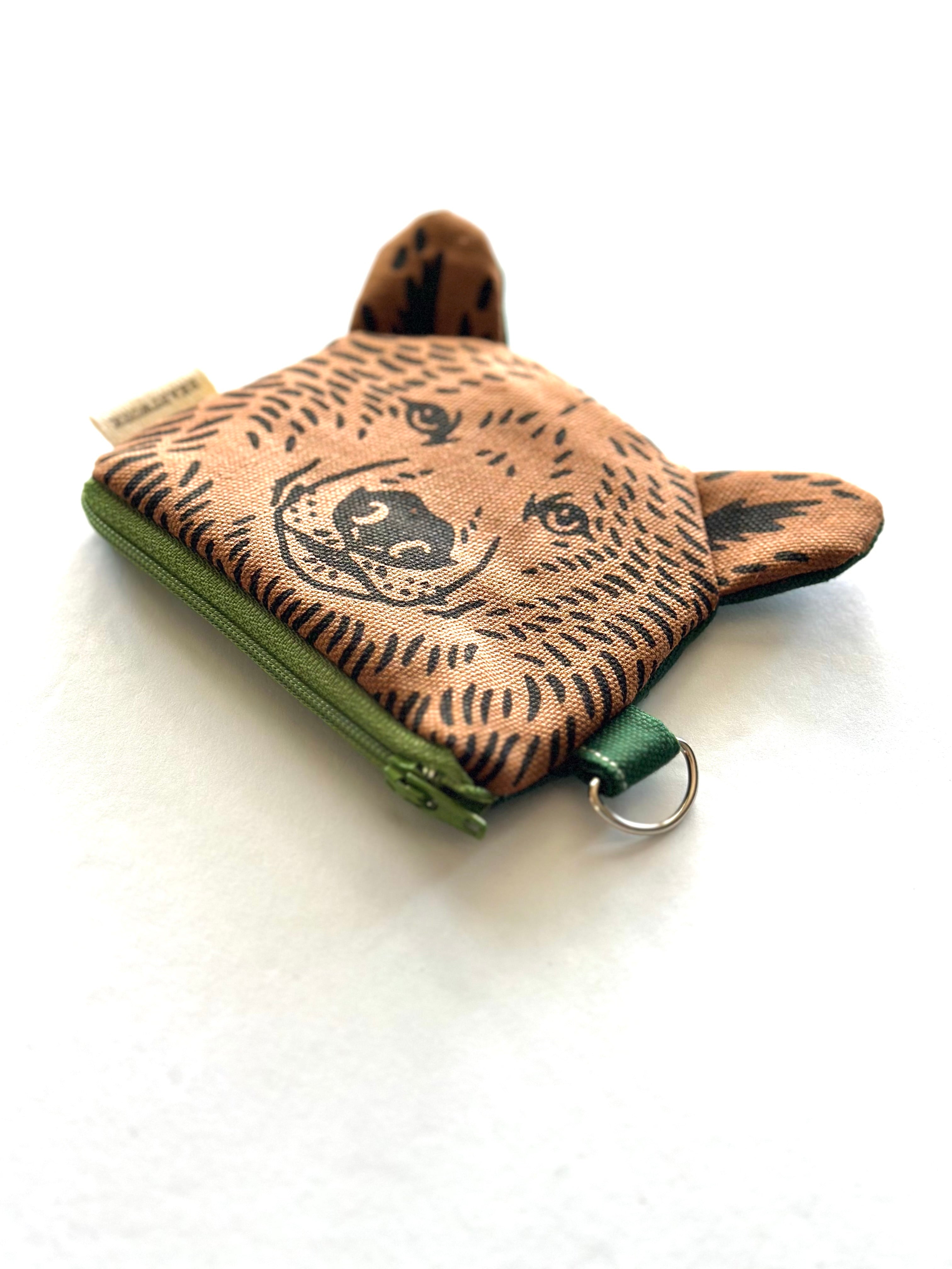 Brown Bear - Zippered Pouch
