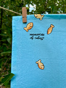 Pelican + Fish - Snack Attack - Tea Towel