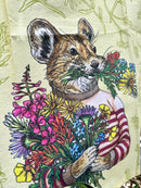 Pika + Wildflowers - Tea Towel