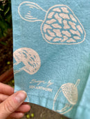 Squirrel + Mushrooms - Tea Towel