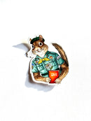 Chipmunk Daisy Scout - Vinyl Sticker
