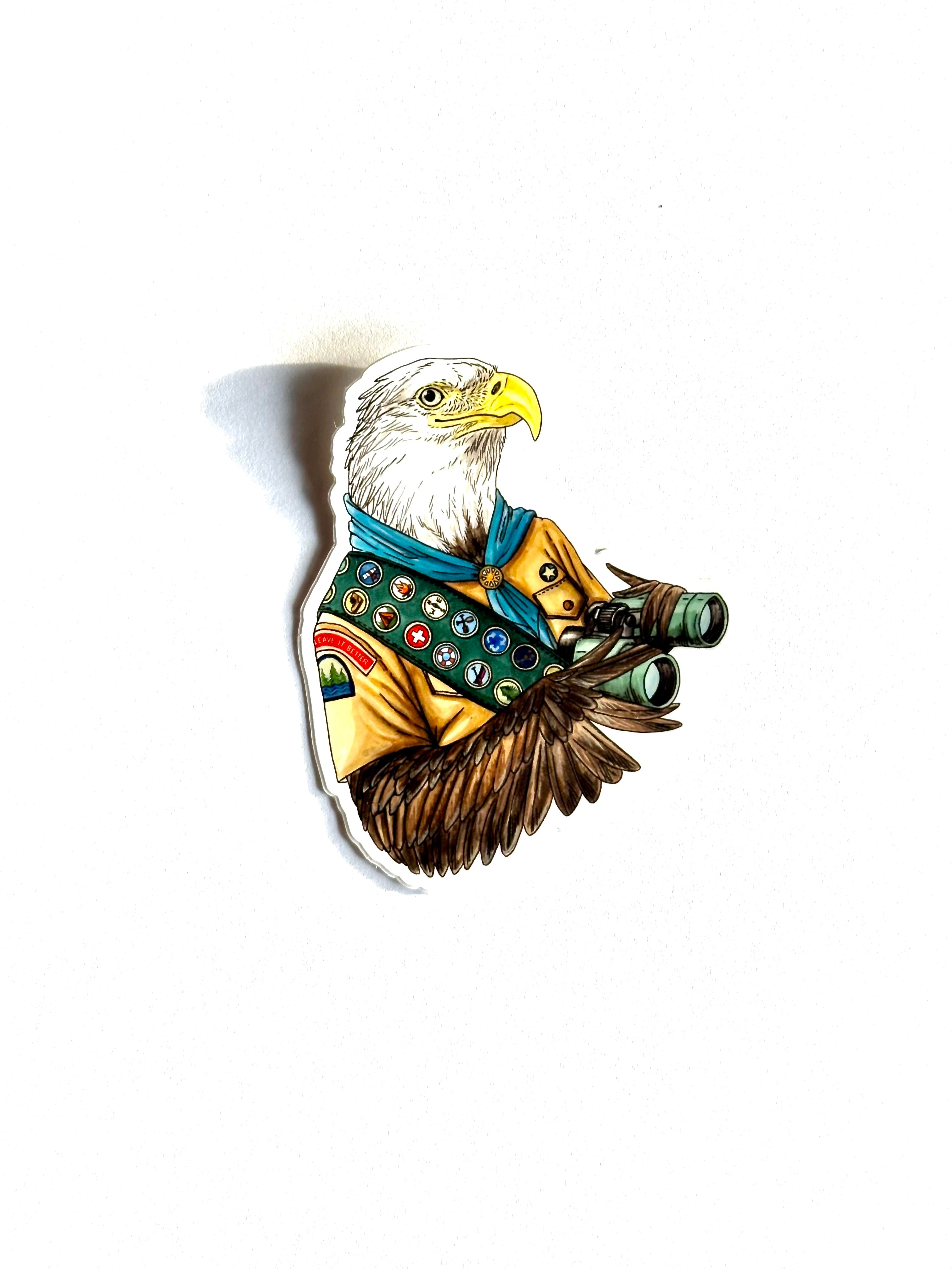 Bald Eagle Scout - Vinyl Sticker