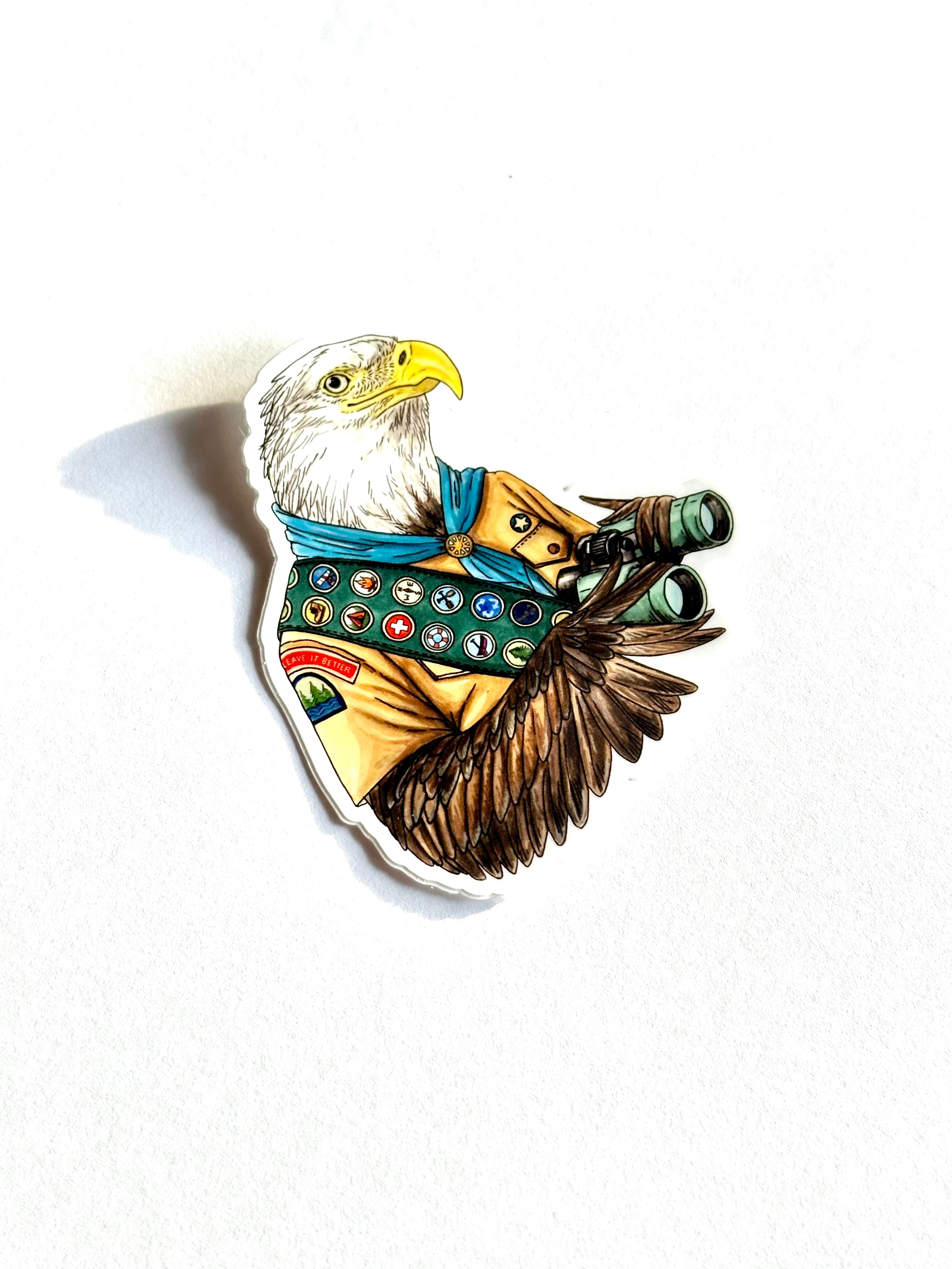 Bald Eagle Scout - Vinyl Sticker