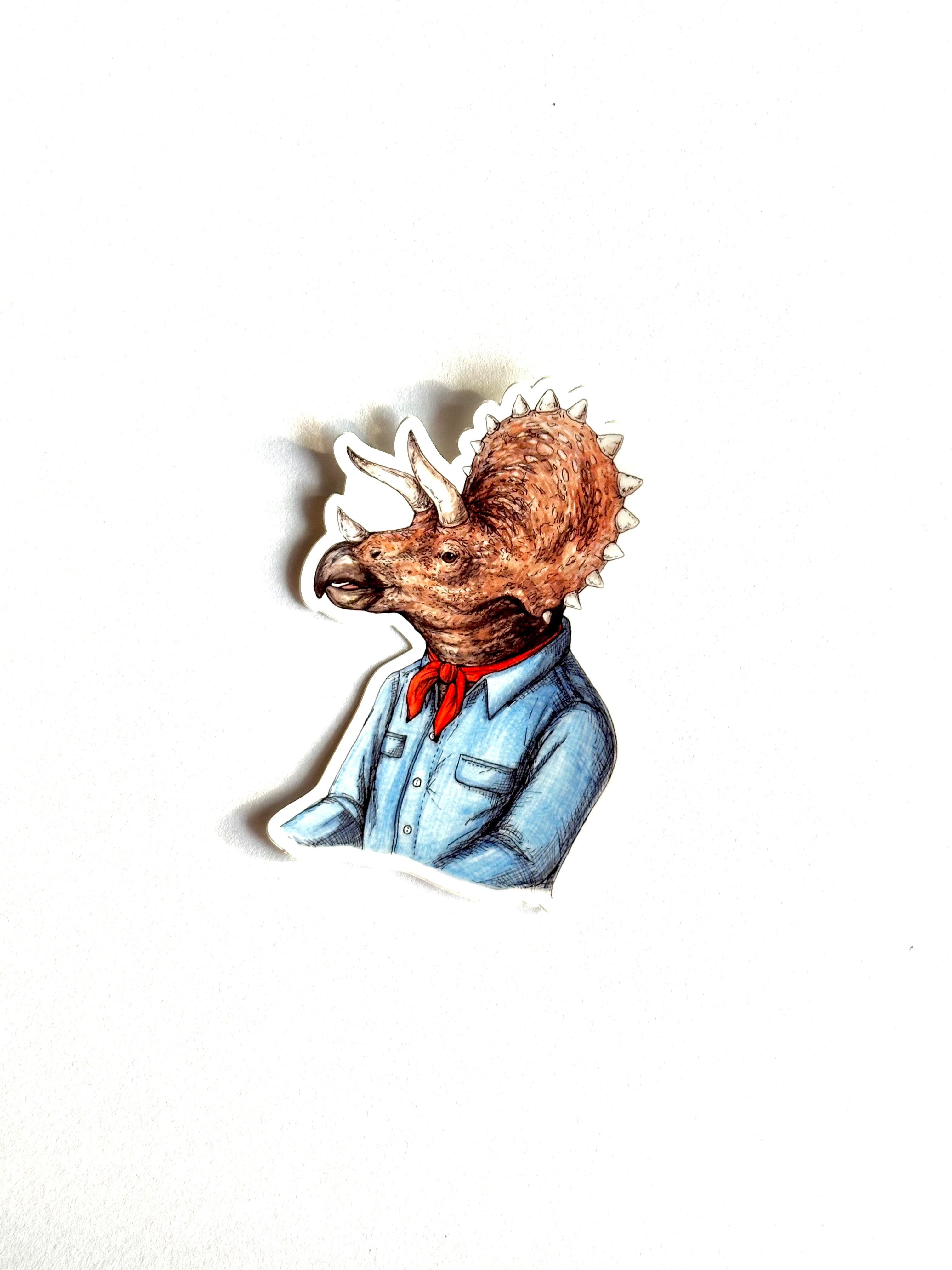 Triceratops - Vinyl Sticker