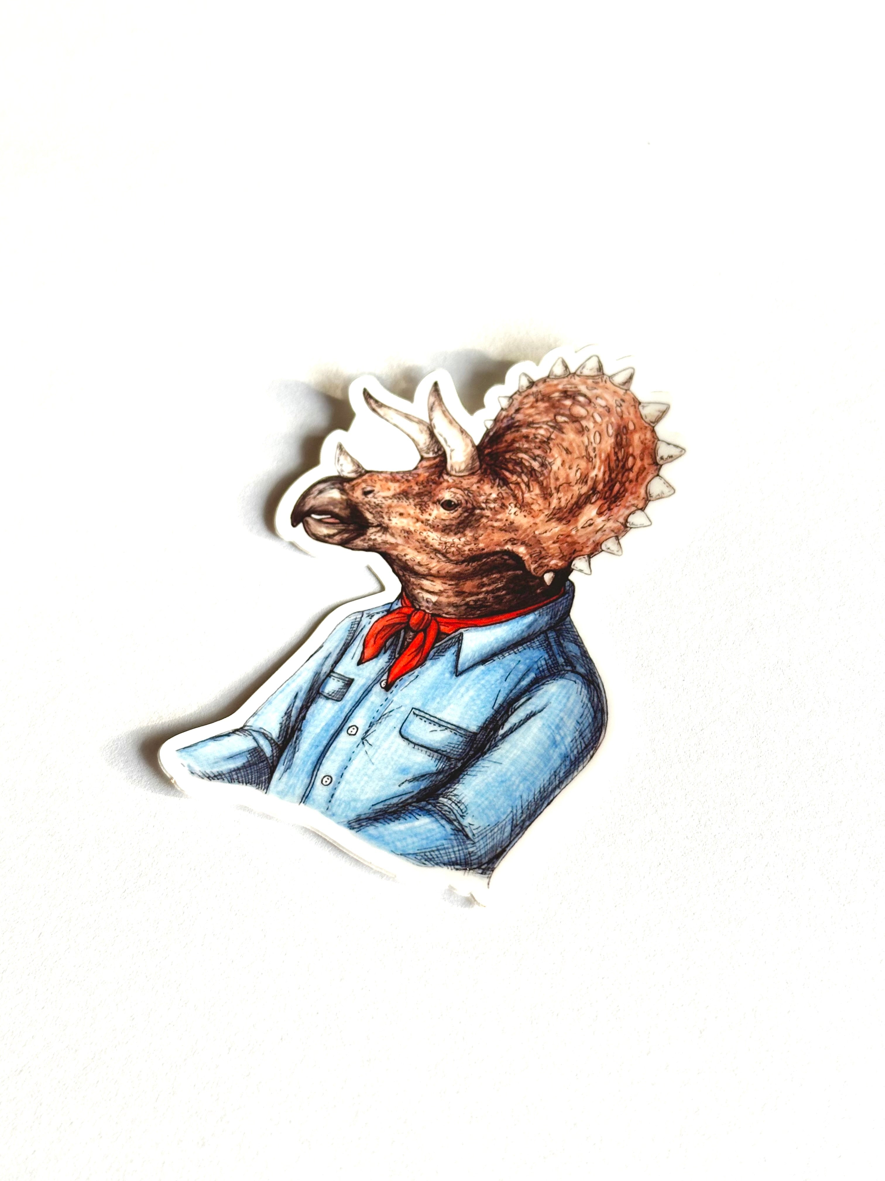 Triceratops - Vinyl Sticker
