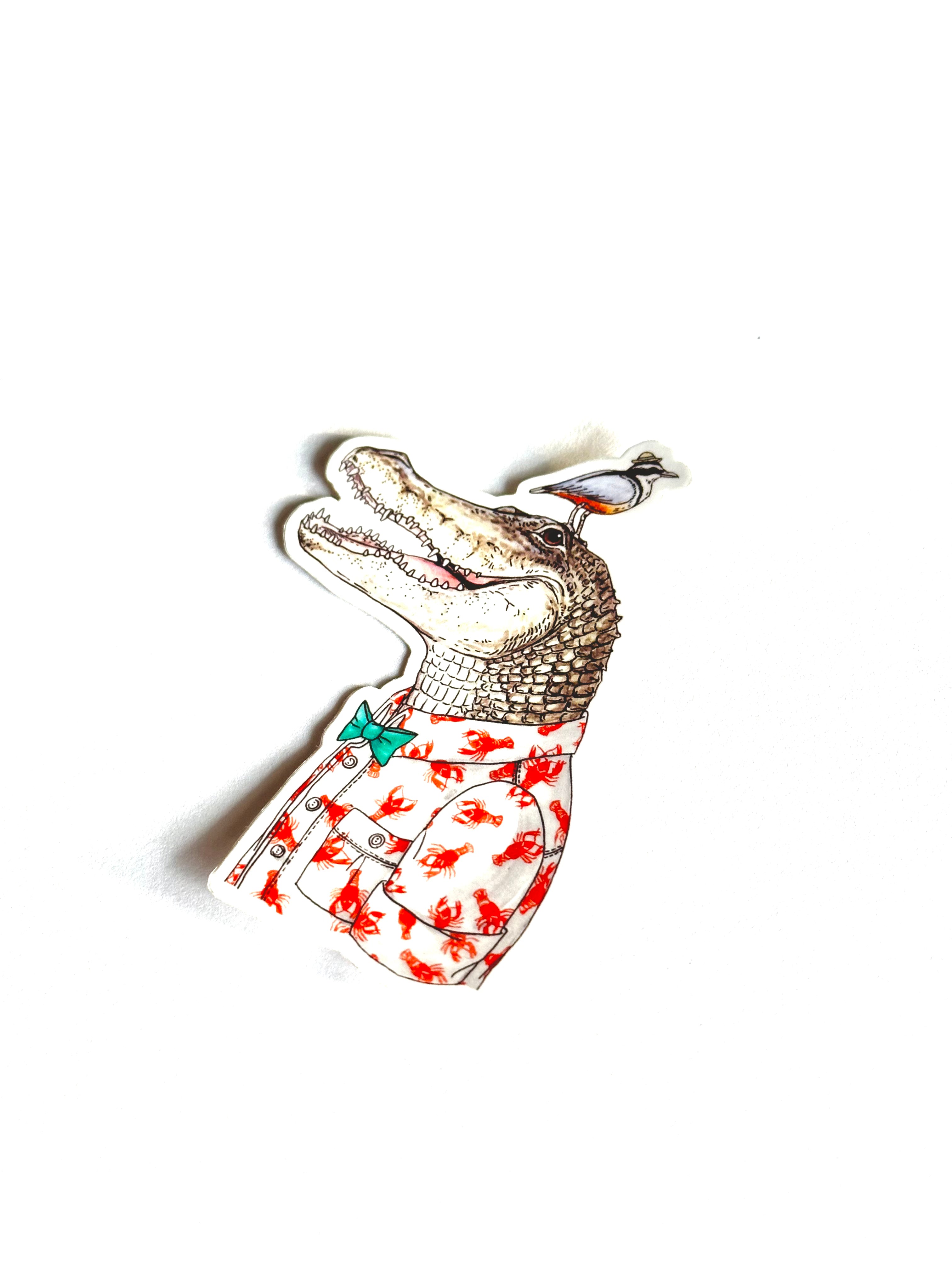 Gator + Plover - Vinyl Sticker