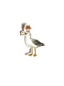 Gull + Fries - Vinyl Sticker