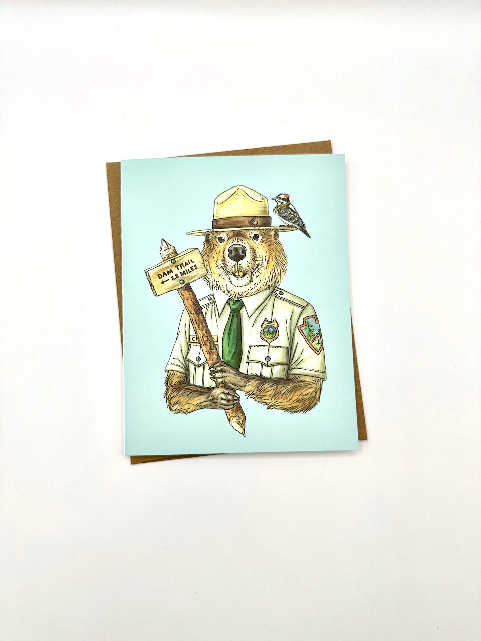 Ranger Chuck - Beaver - Note Card