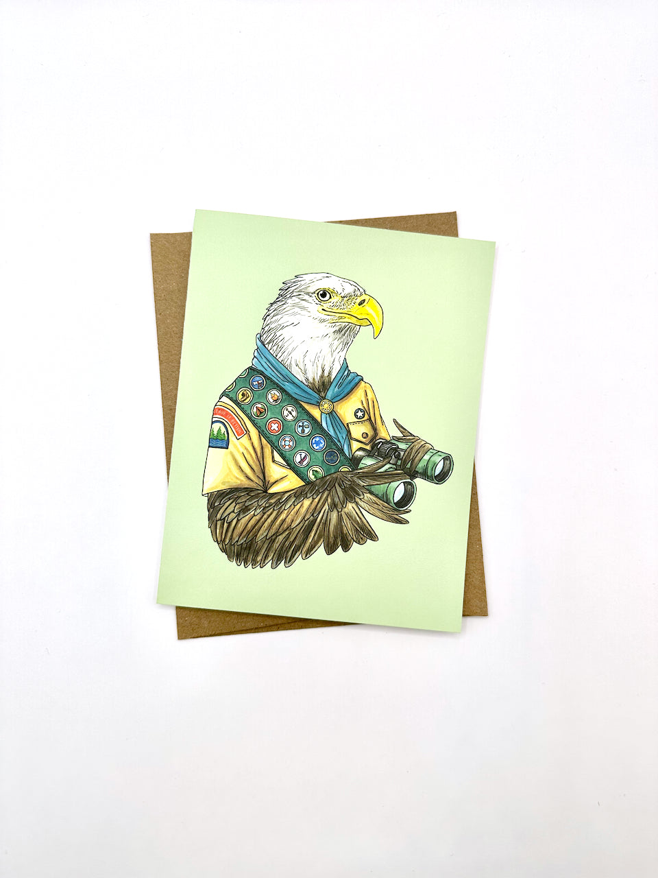 Bald Eagle Scout - Note Card